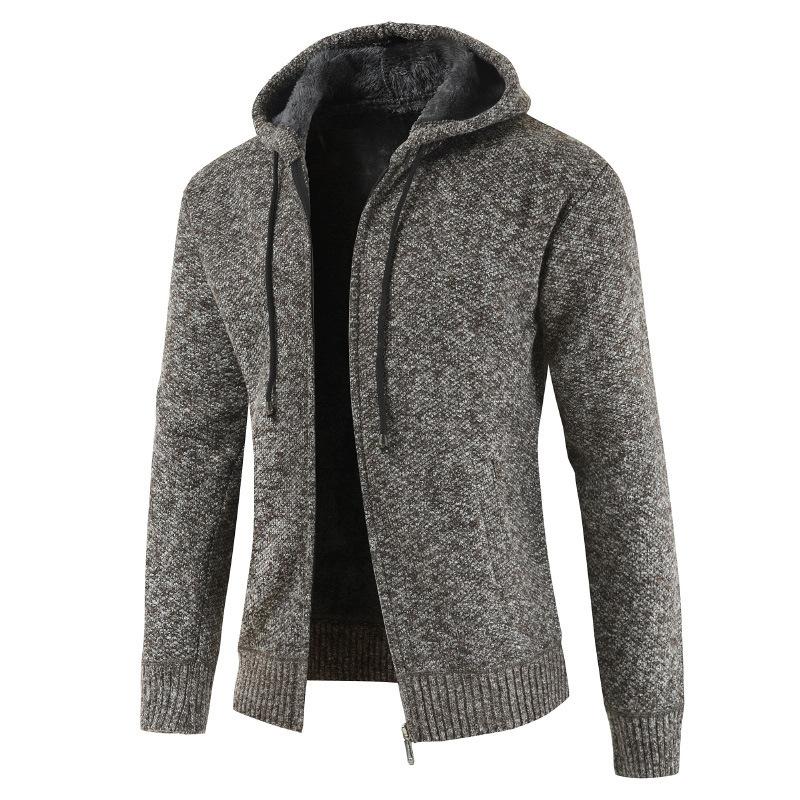 Men's Thick Hooded Cardigan Jacket