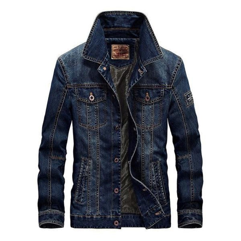 Men's Denim Casual Loose Jacket