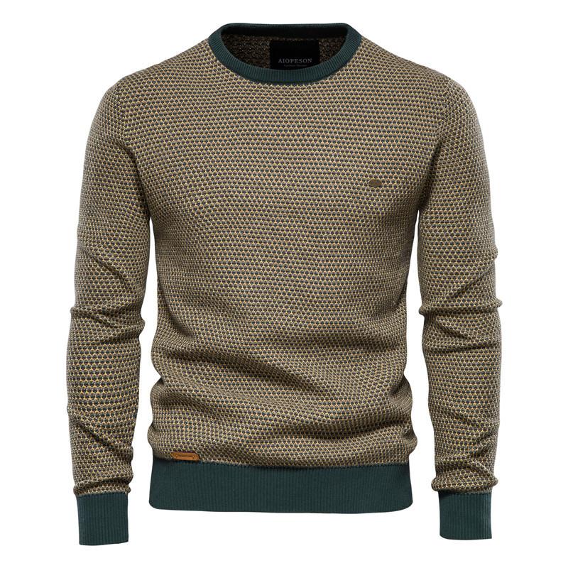 Men's Crew Neck Solid Color Sweatshirt